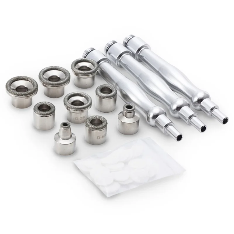 

Diamond Microdermabrasion 9 Tips 3 Wands Dermabrasion Home Use Face Peeling Beauty Machine Exfoliation Pore Cleaning Skin Care