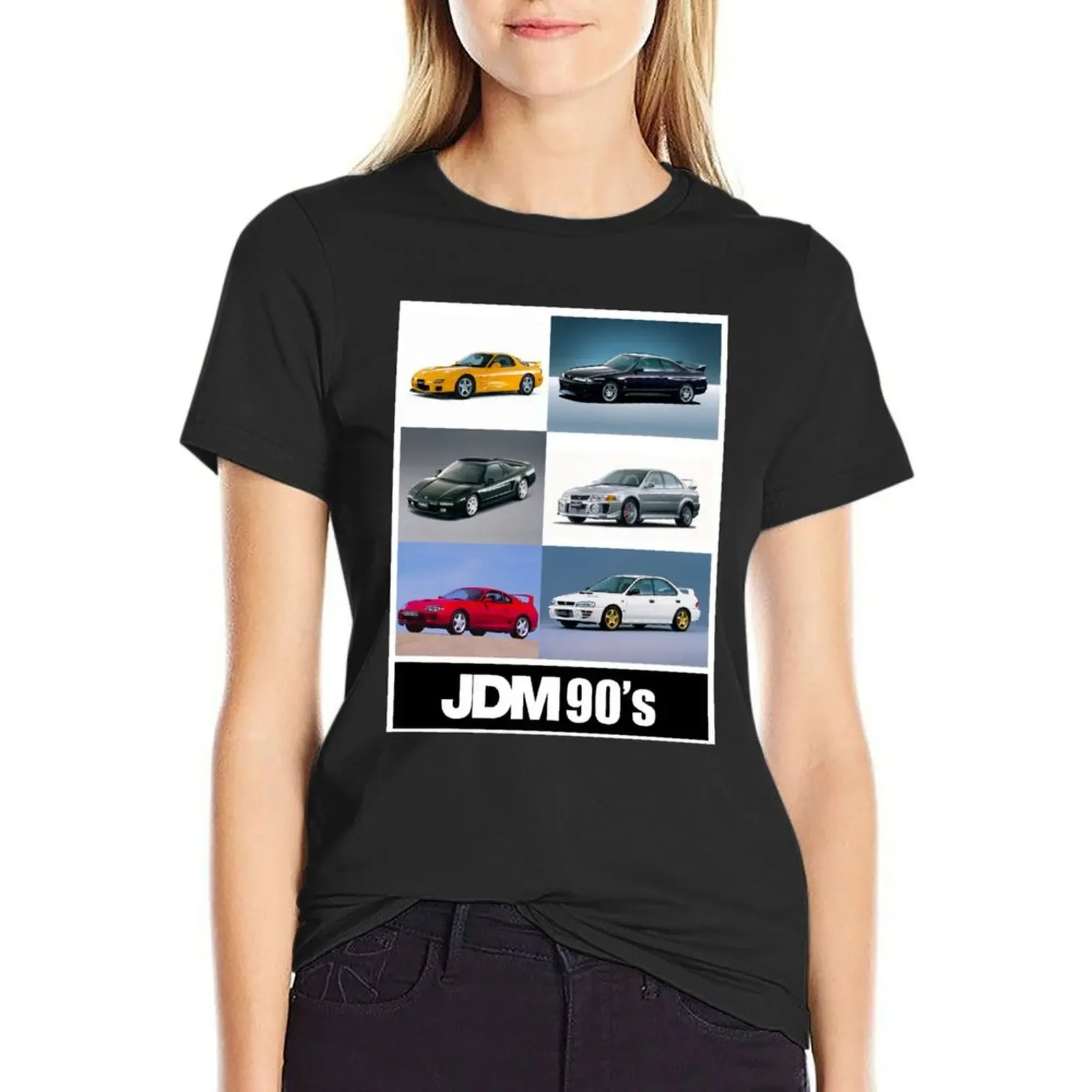 

JDM 1990 T-Shirt tees funnys new edition lady clothes Women t shirt