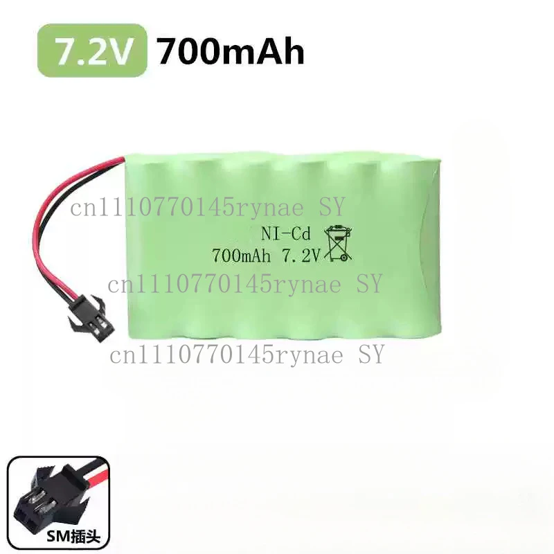 High Capacity 7.2V Toy Battery Pack For RC 4WD Climbing Car Remote Control Excavator Vehicle