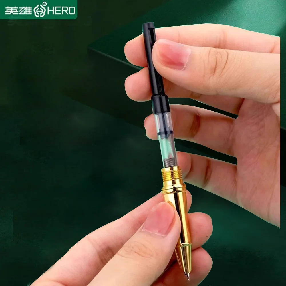 بطل العلامة التجارية P108 القلم الملونة 0.5 مللي متر إيريديوم الذهب بنك الاستثمار القومي طالب ممارسة الكتابة المحددة عالية الجودة القرطاسية القلم اللوازم المدرسية