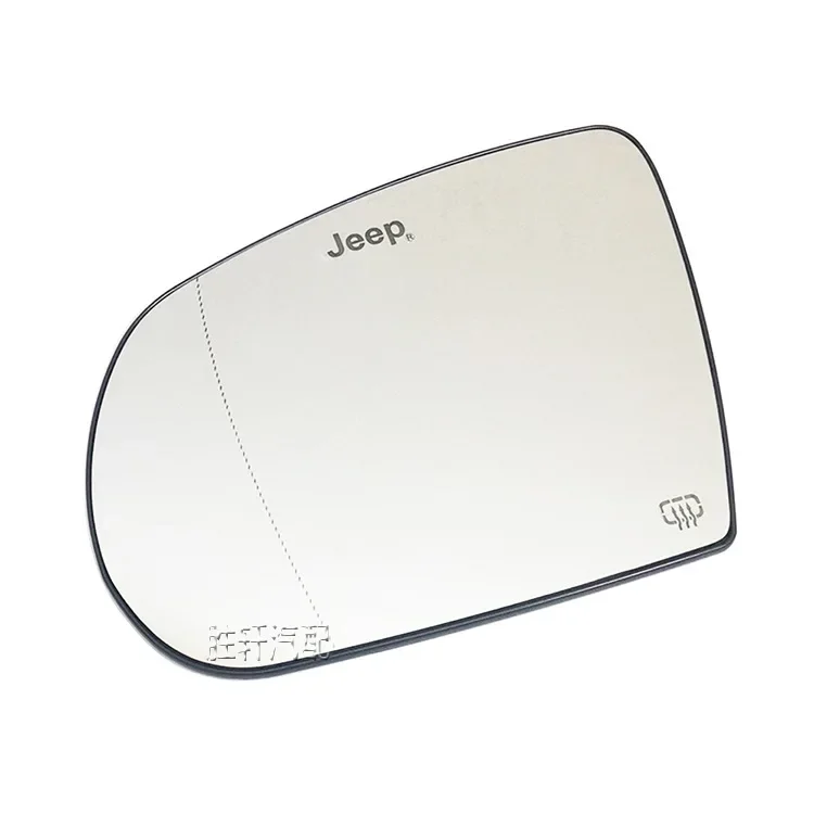 Heated Convex Side Mirror Glass for Jeep Compass 2017-2021 rearview auto replace 2018 2019 2020