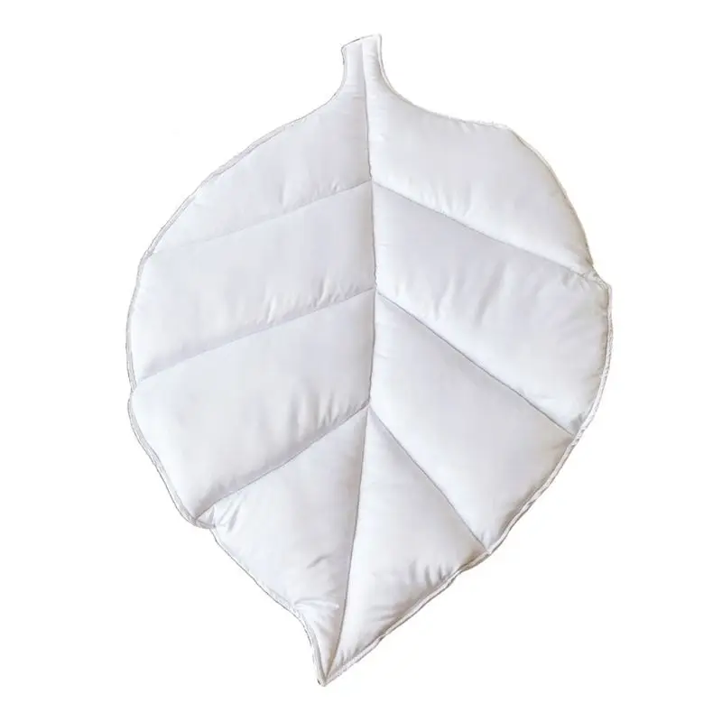 Baby Kids for Play Mat Leaf Shape Carpet Newborn Crawling Blanket Cotton Floor Rug Room Decor