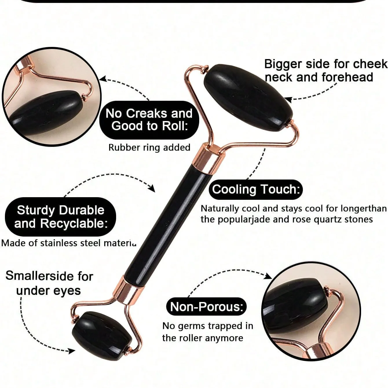 Face Makeup Tool Set Includes Gua Sha Board Massage Tool