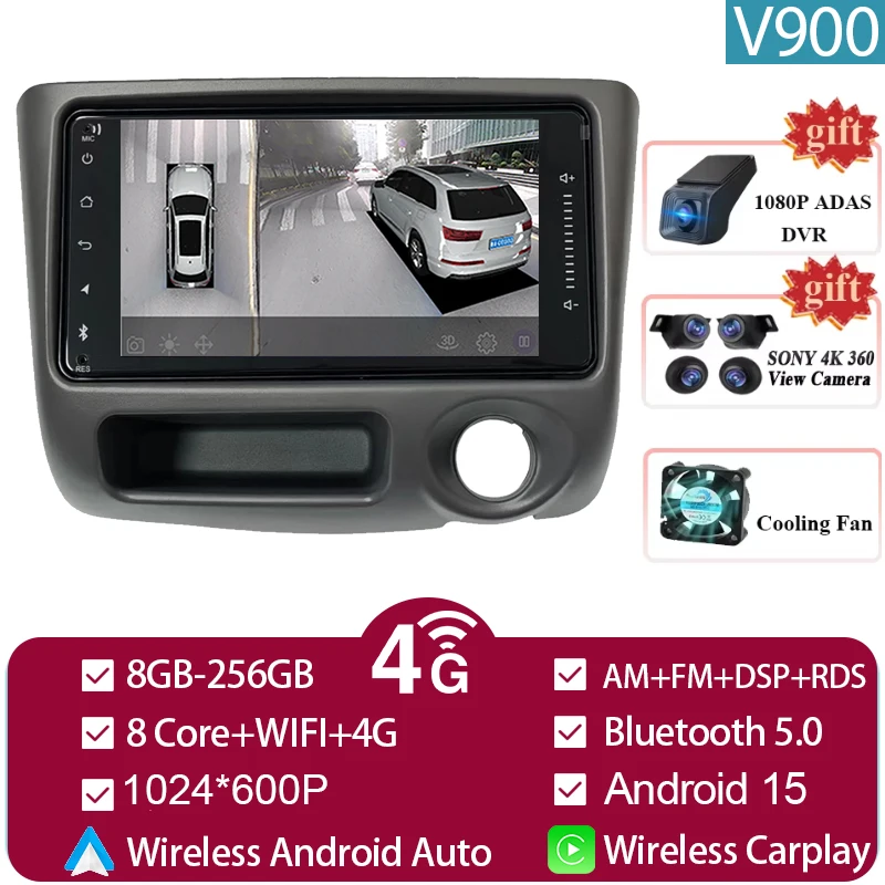 Autoradio Autoradio Voor Toyota Vitz XP10 Yaris Platz Echo 1999-2005 Multimedia Speler Video Carplay Android Auto BT Geen 2din DVD