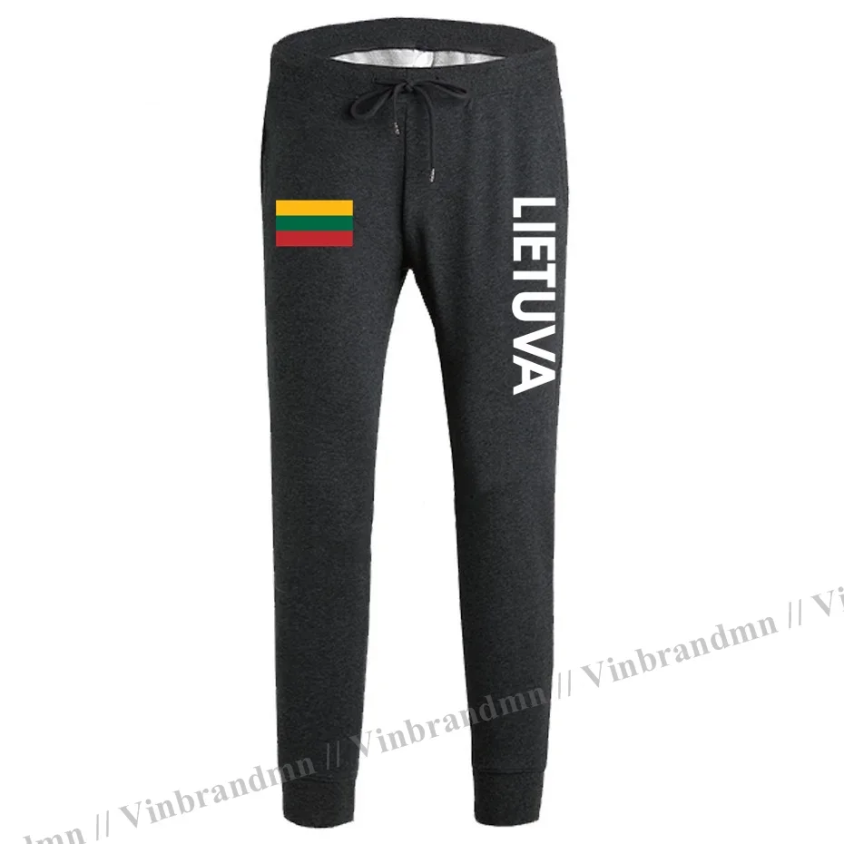 Lituania Lituana LTU Lietuva Lietuvos pantalones para hombre joggers mono pantalones de chándal pista sudor fitness deportes tácticos casual nuevo