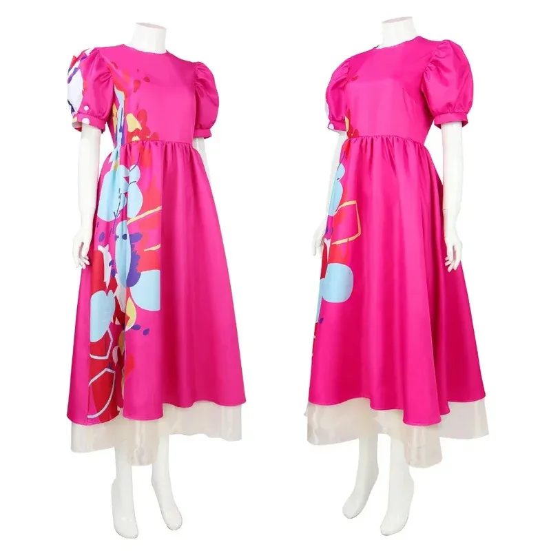 فيلم غريب الساحرة تأثيري حلي الأميرة تمويه فستان وردي فاخر الكبار النساء الخيال الزي حفلة الهالوين Ca4;v'5,f;6.j;8'