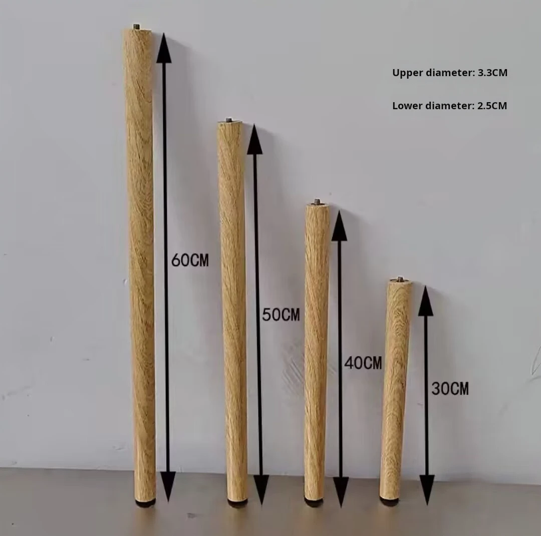 4 Pieces Small Table Strong And Durable Solid Wood Table Legs Furniture Replacement Parts Diy Desk Bedside Table Solid Wood Legs