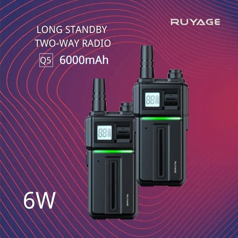 

PMR 446 Walkie Talkie Portable Long Standby Communication Radios Profesional Talkie Walkies Two Way Radio Transceiver Ruyage Q5