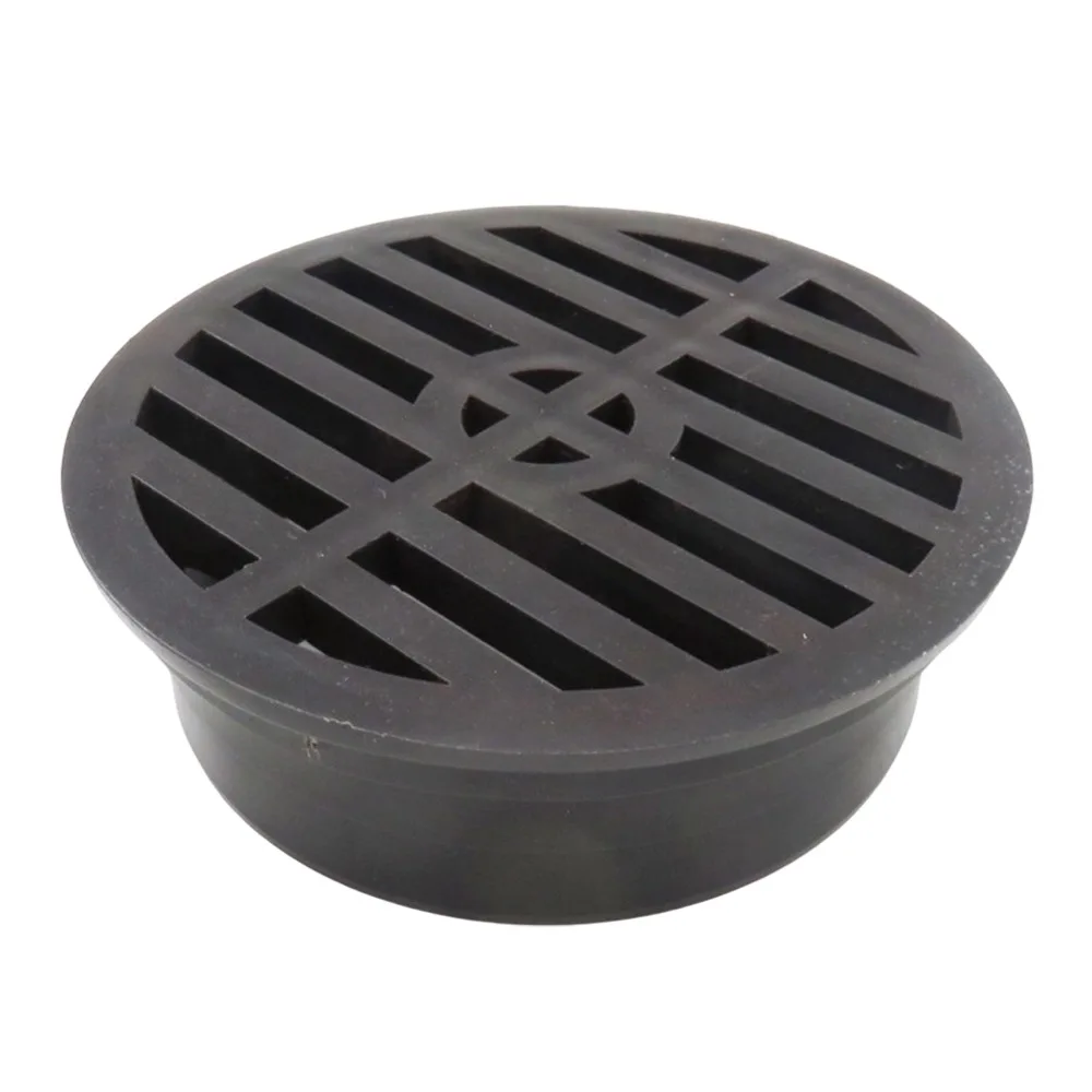 New Plastic Lawn Drain Cover Anti Clog Filter Floor Drain Cover Easy Install Wear Proof Gutter Guard Outdoor Drainage