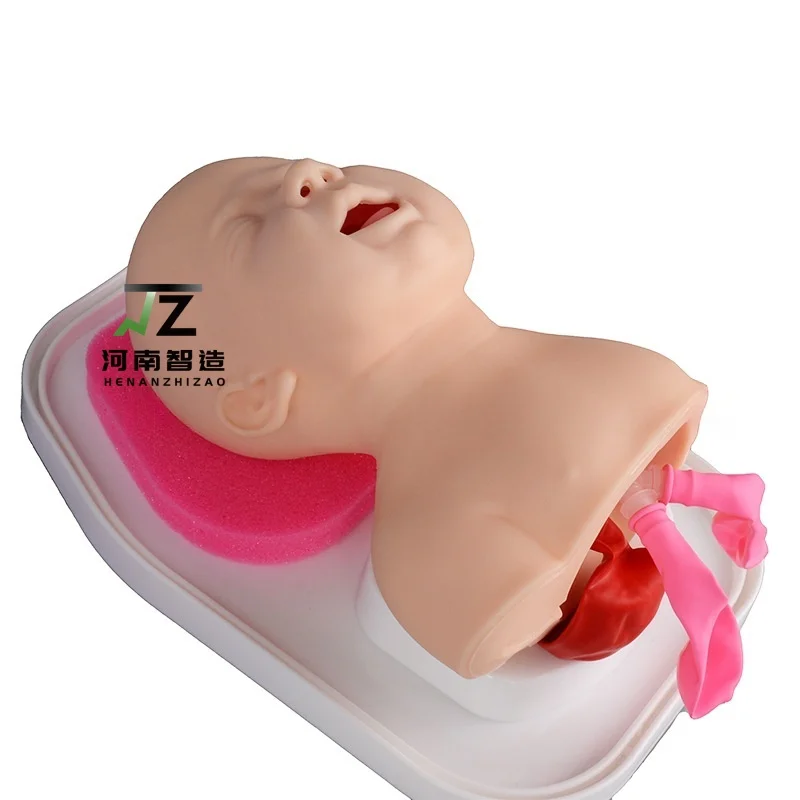 

Новый интубационный манекен для управления дыхательными пулями младенцев с силиконовыми и ПВХ-материалами для учебного курса эндотрахеальной интубации