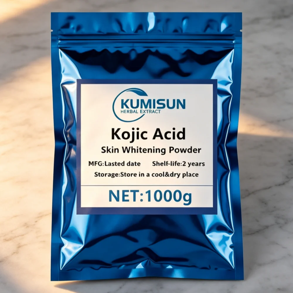 

Global Wholesale Production Raw Material Customized Kojic Acid Powder Whitening Skin, Inhibiting Melanin Reduce Spots and Acneg
