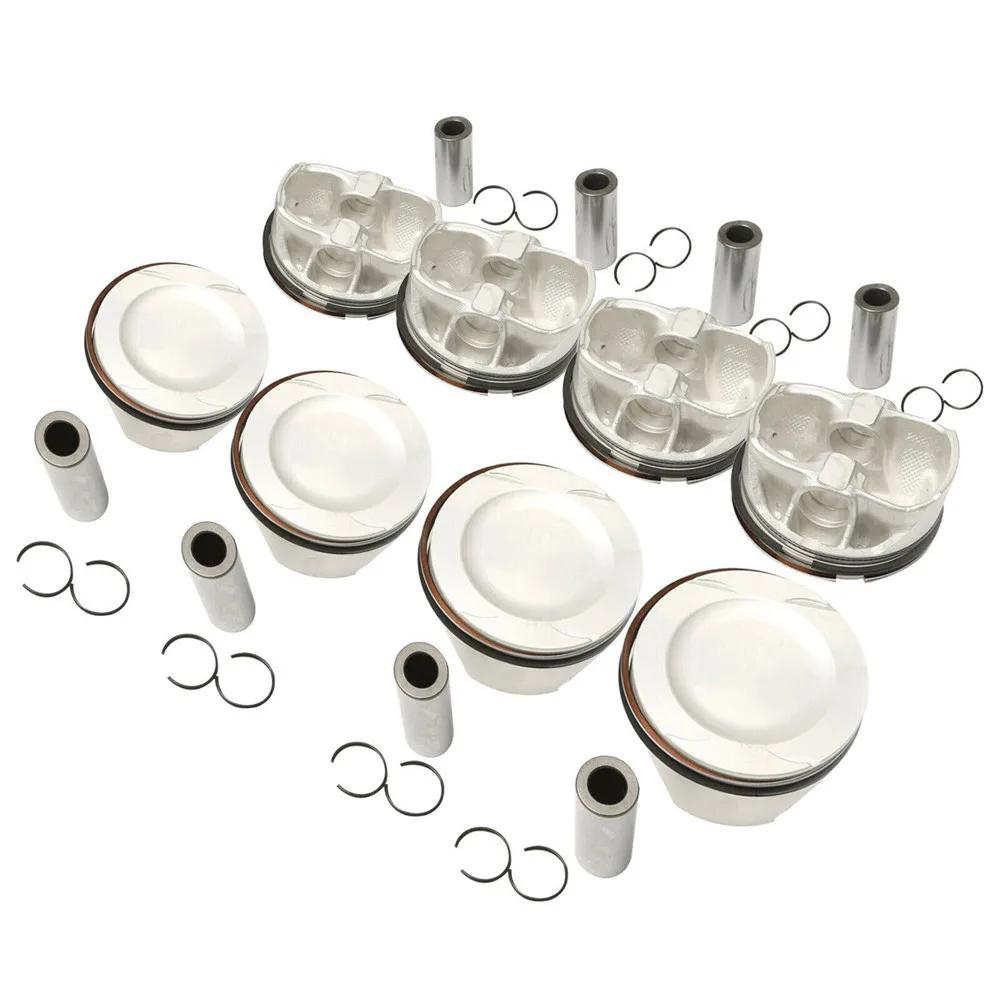 8PCS 2780301317 1570300117 1570300517 1570300317 Engine Pistons Rings For Mercedes-Benz C218 X218 W212 S212 W166 M157 5.5L