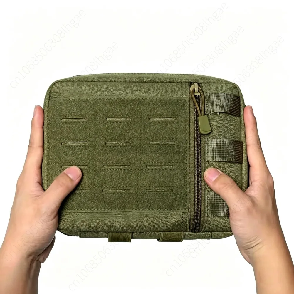 Laser Cut Molle Tactical Admin Pouch Modular EMT Medical Storage Bag Multifunctional EDC Utility Tool Pouch Outdoor Daily Carry
