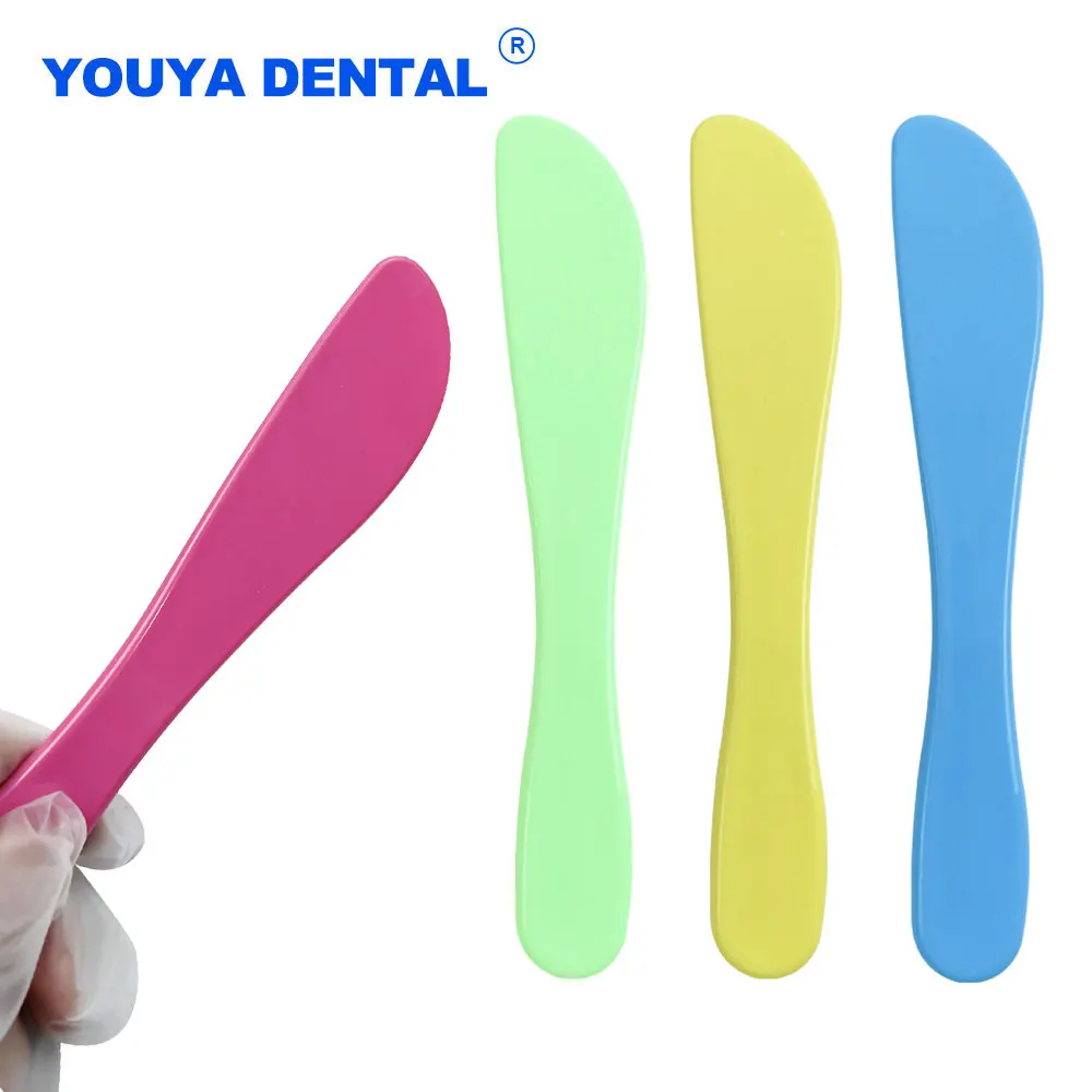 Mixing Spatula Dental Mixing Plastic Knife Mold Material Cement Powder Dentist Tools Dentistry Lab Spatulas Knives