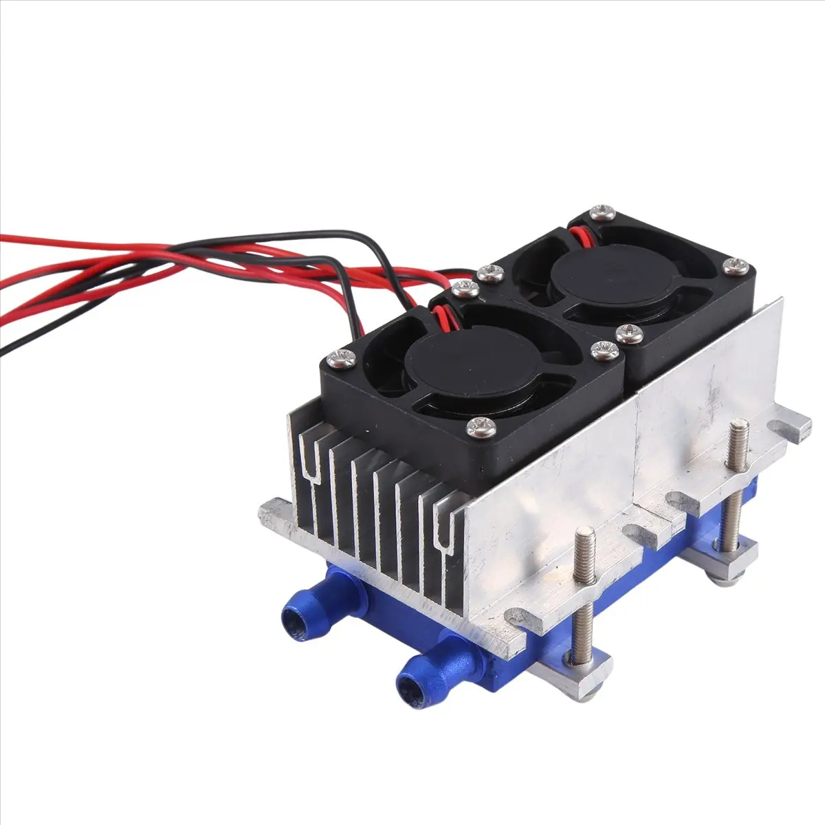 #65C 144W Cooler 12V Semiconductor Air Conditioner Cooling System DIY Kit,Semiconductor Air Conditioner,(aluminum)