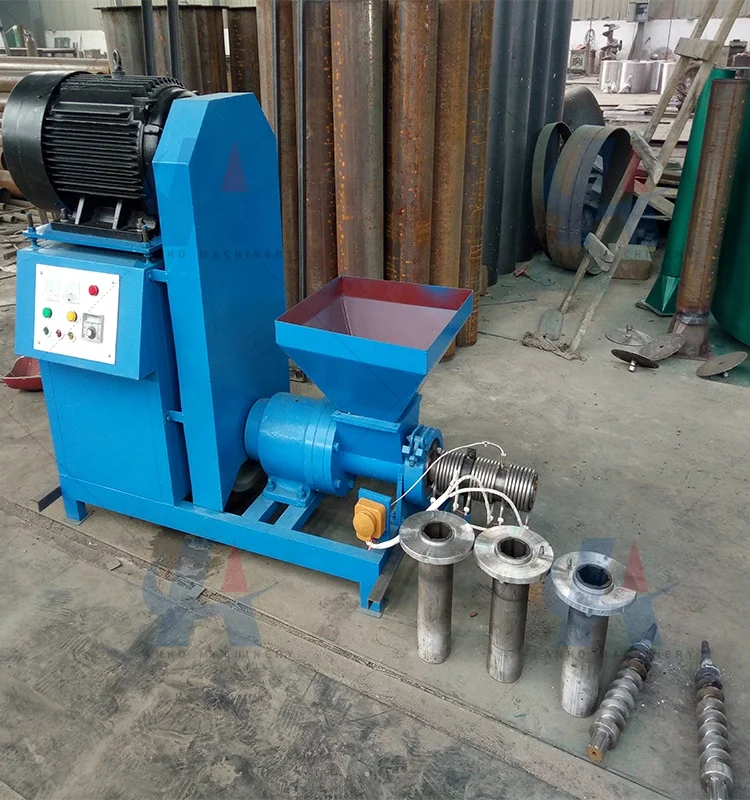 Anho Motor-Extruder Komprimiert Sägemehl Brikett-Herstellungsmaschine Hocheffizient Energiesparend 300-500kg/h Kapazität