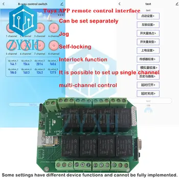 8CH Bezdrátový spínací modul Tuya DC 7-27V 8 kanálů Wifi / Zigbee reléový modul Dálkové ovládání 433MHz DIY Inteligentní domácí automatizace 8 nejlepší prodej ZigBee 8kanálový relé - №1