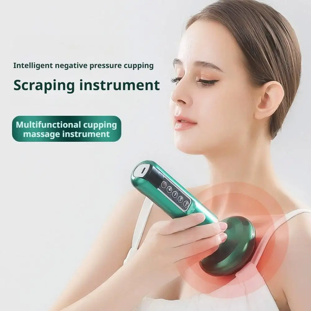 

Chinese Electric Massager GuaSha Anti Cellulite Vacuum Scraping Beauty Massage Slimming Health Heat Suction Therapy Cup Inf F9C7