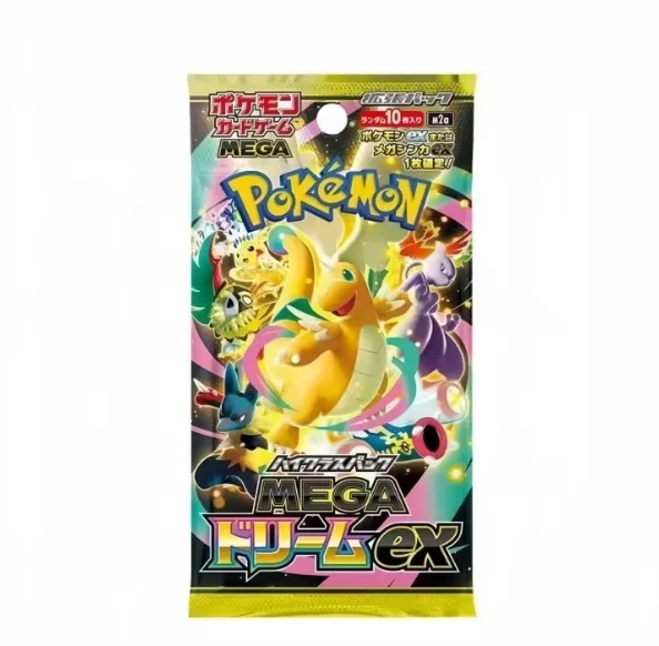Nieuwe Pkm Ptcg Mega Mega Dream Ex Phantasmal Flames Mega Lucario Booster Japanse versie Collectie Verrassingskaarten Fans Hot Gift
