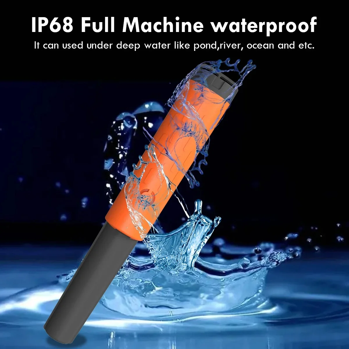 Detector de Metales Portátil, Detector de Metales con Punta de Precisión TC118, Detector de Oro a Prueba de Agua IP68