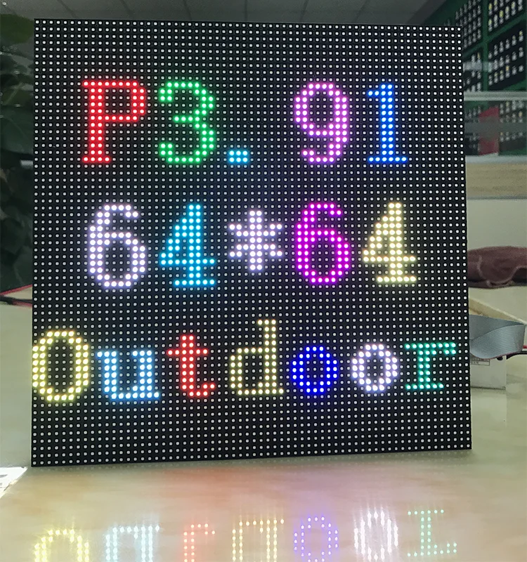 Outdoor P3.91 LED Display Module 250x250mm HD Stage Event Rental Digital Signage Screen