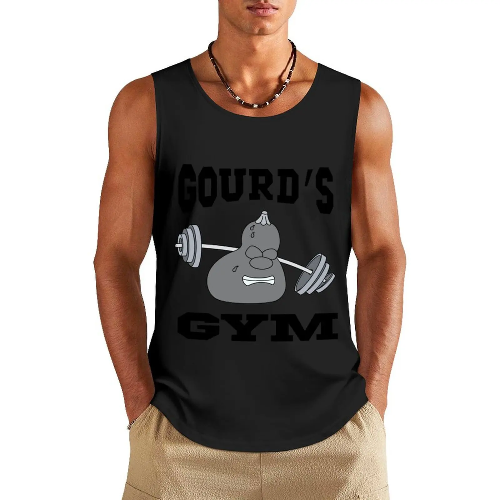 Gourd’s Gym classic workout Tank Top gym clothes men Vests Men's vest