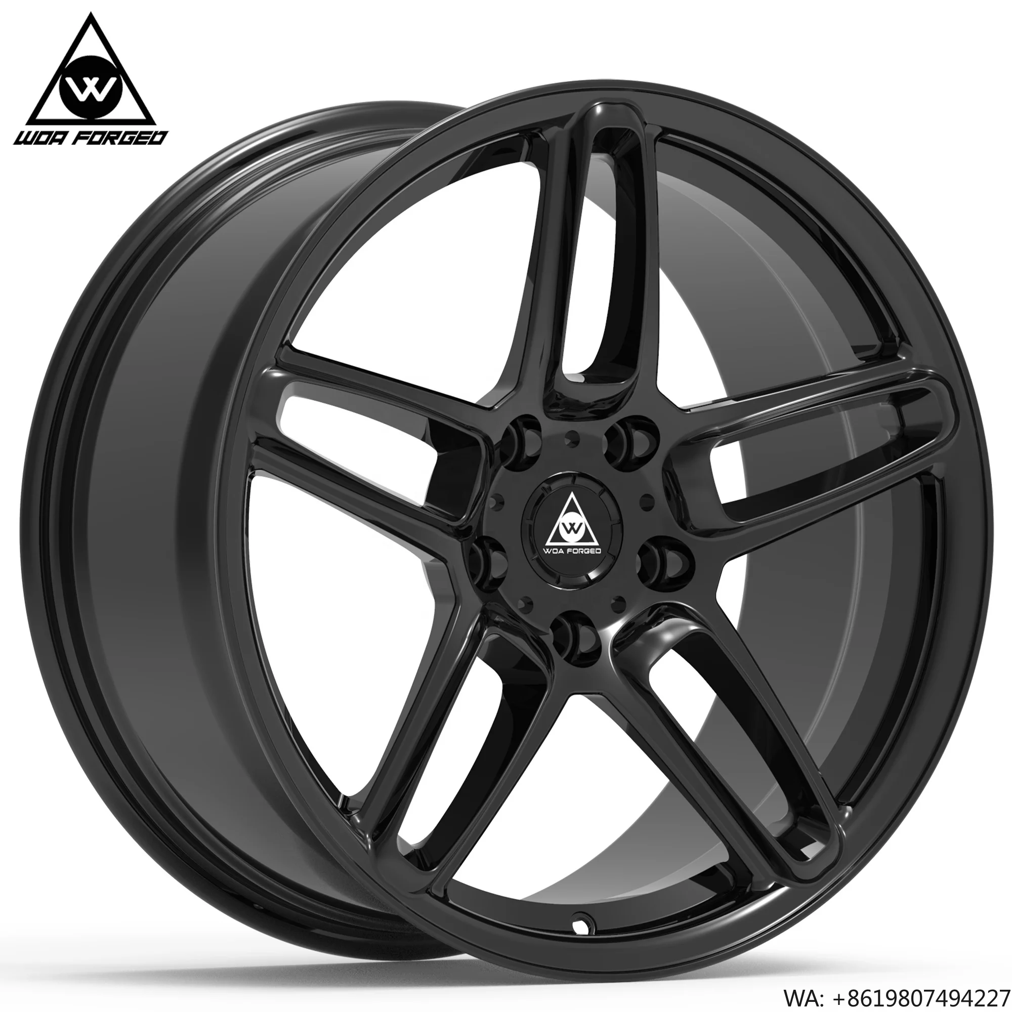 

WOAFORGED Rims Black MotorSport Forged Wheels for