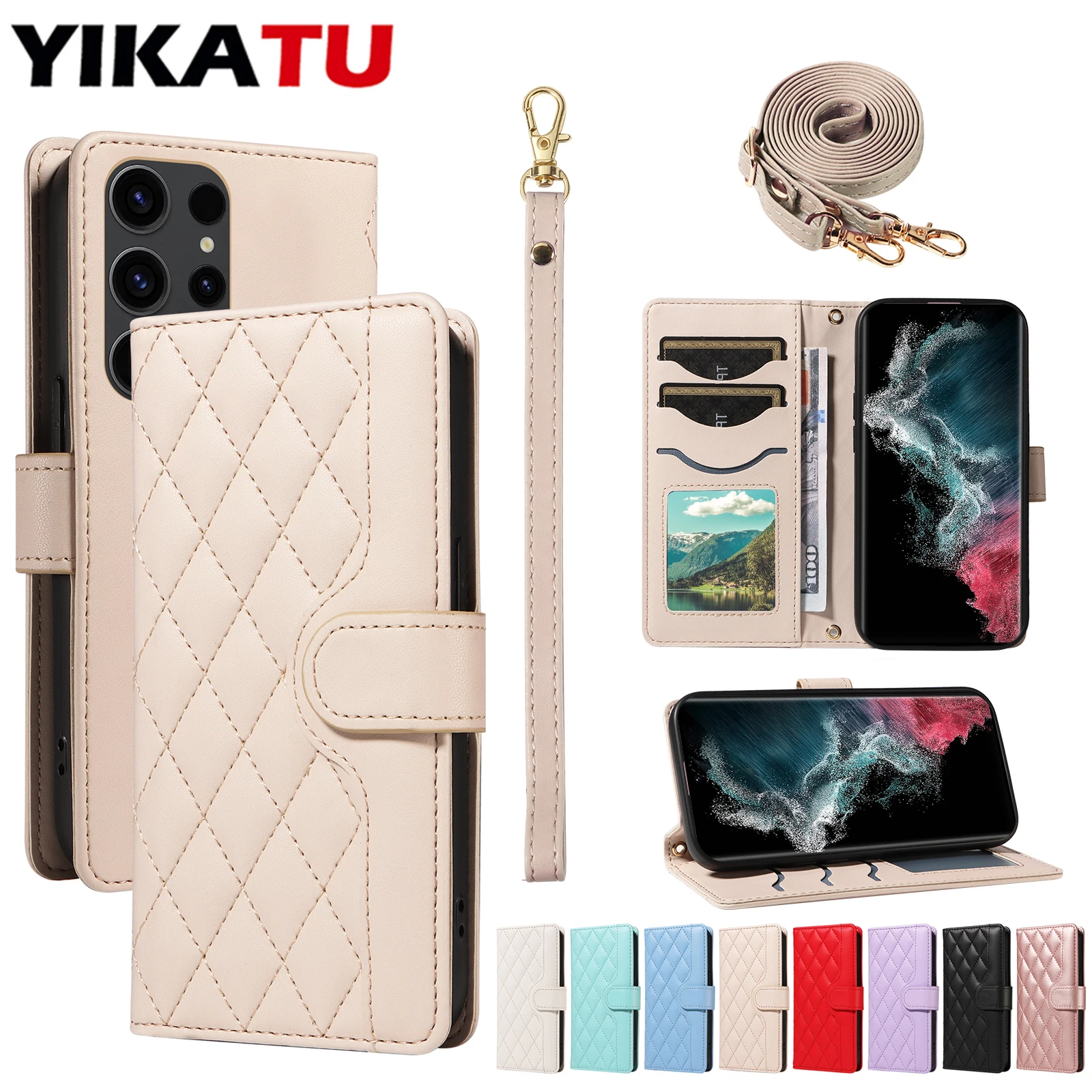 

Leather Wallet Case For Samsung Galaxy A20E A20 A17 A16 A15 A14 A13 A12 A10E A07 A06 A05S A05 A04S A04 A03 F23 Coque Phone Cover