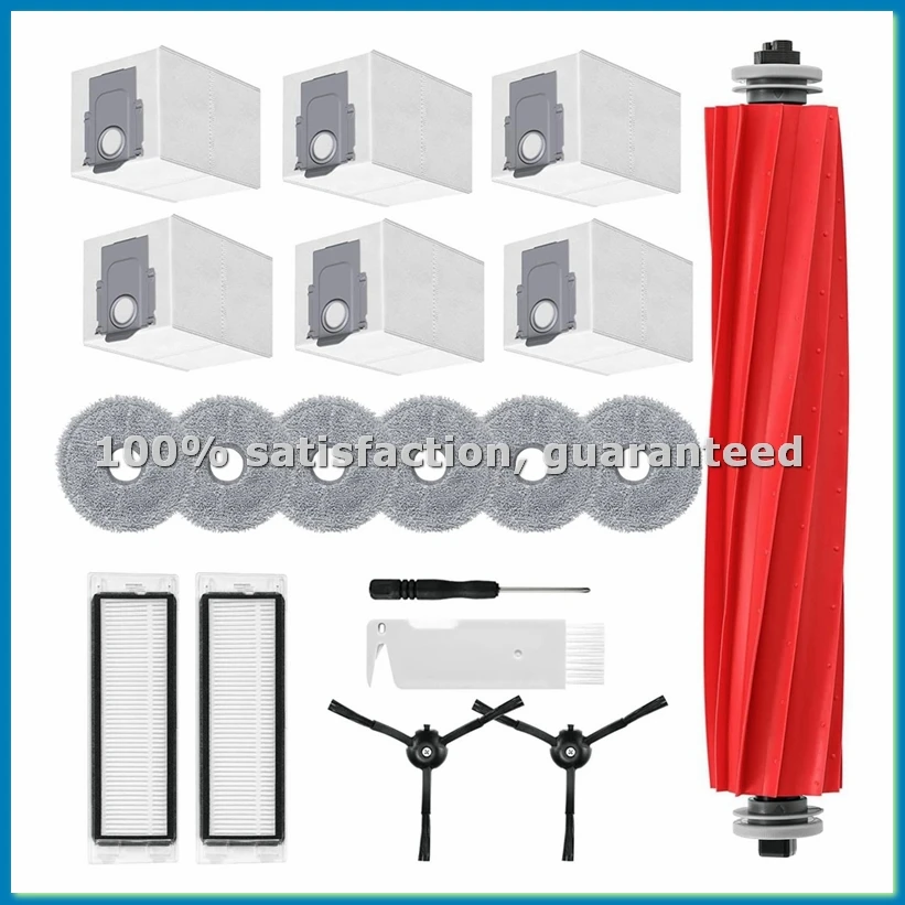 

Аксессуары для Q, комплект запасных частей для робота-пылесоса, основная щетка, салфетки, мешки для сбора пыли, фильтры-ABAM