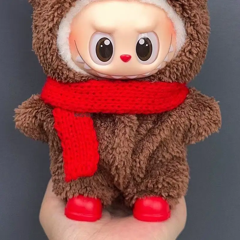 

Mini Doll'S Clothes Outfit Accessories For Korea Kpop Exo Labubu Idol V1 V2 Christmas Cookie Man Sweater Hat New Year Clothes