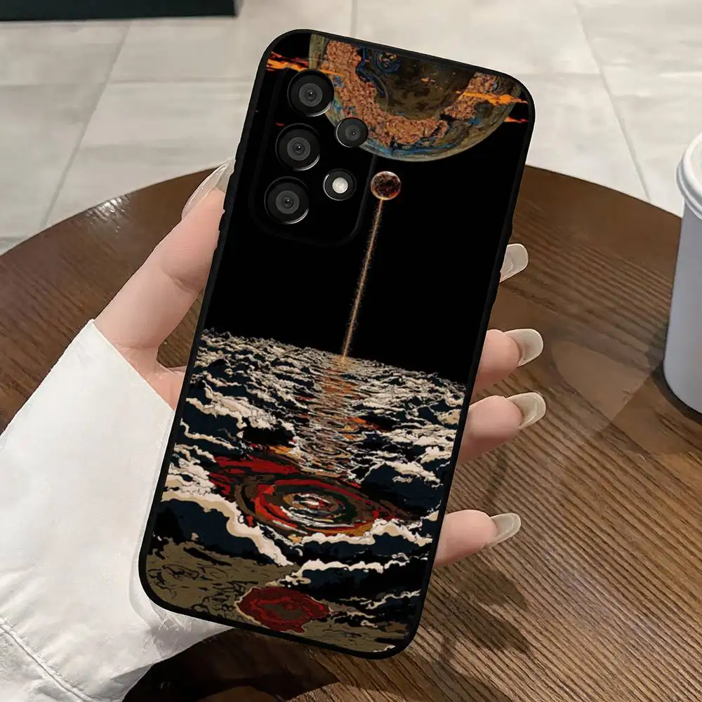 Sun And Moon Phone Case For Samsung Galaxy S25 FE S24 S23 S22 S21 S20 S10 S10E Ultra Plus FE Note 20 Ultra Black Cover