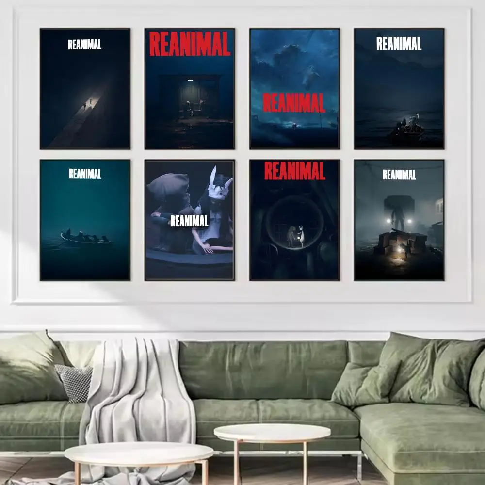 New Video Game R-Reanimal Poster Trendy And Easy-to-Apply Wall Art Stickers For Home Decor And Dorm Room Walls