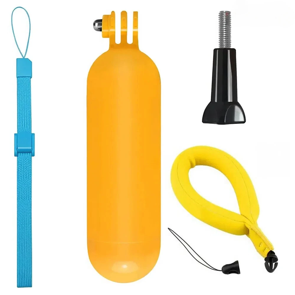 

Portable Floating Hand Grip Handle Stick Bobber Floaty Yellow Handheld Monopod for GoPro Hero 12 11 10 9 8 Xiaomi Yi 4k eken