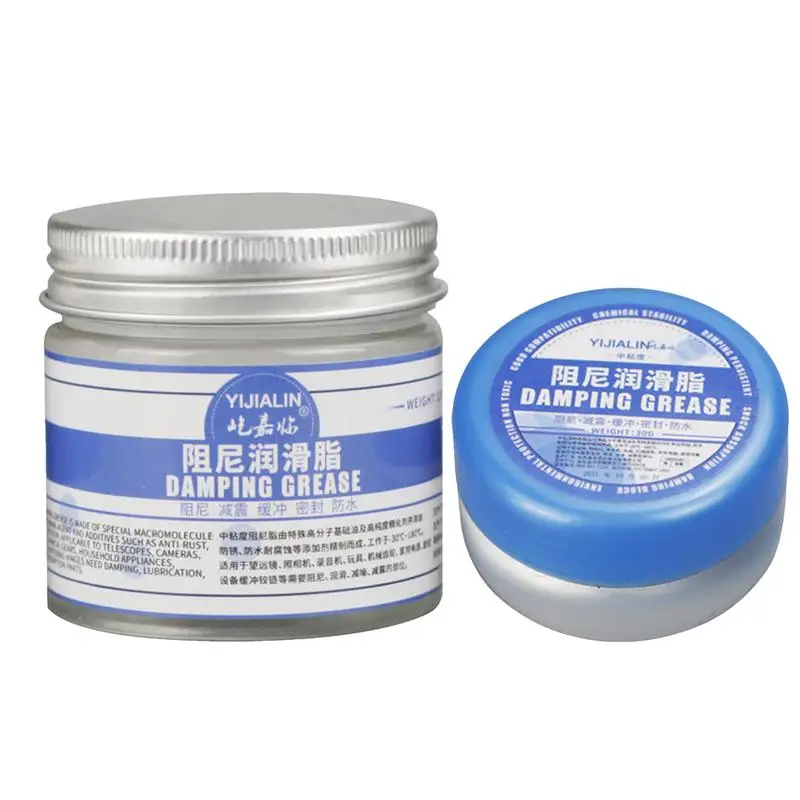 شحم التخميد اللزوجة العالية اللزوجة العالية شحم عازل ميكانيكي مضاد للصدأ تلميع جلخ شحم التشحيم للمطاط
