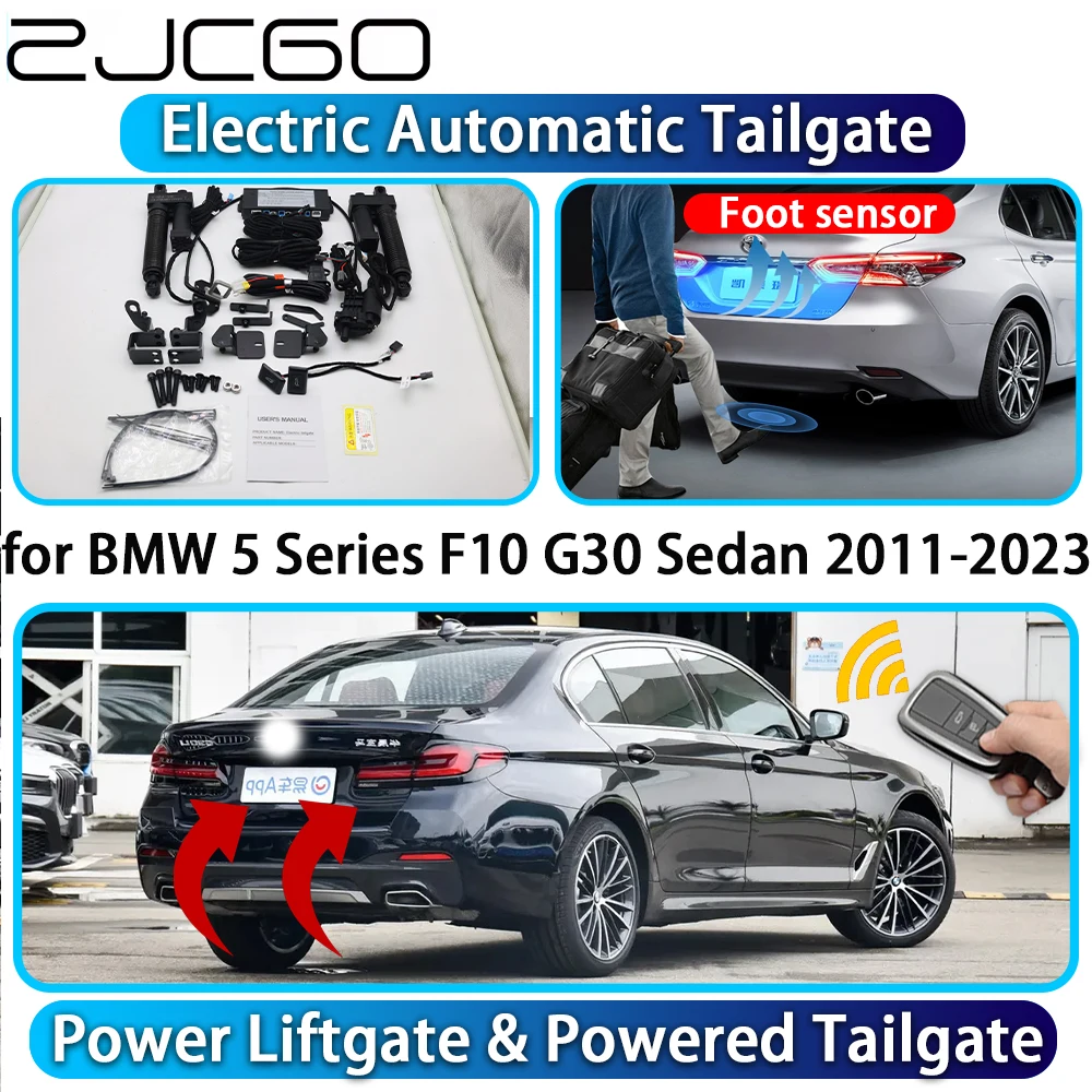 

ZJCGO for BMW 5 Series F10 G30 Sedan 2011-2023 OEM Automatic Power Liftgate Powered Tailgate Intelligent System Trunk Lift Kit