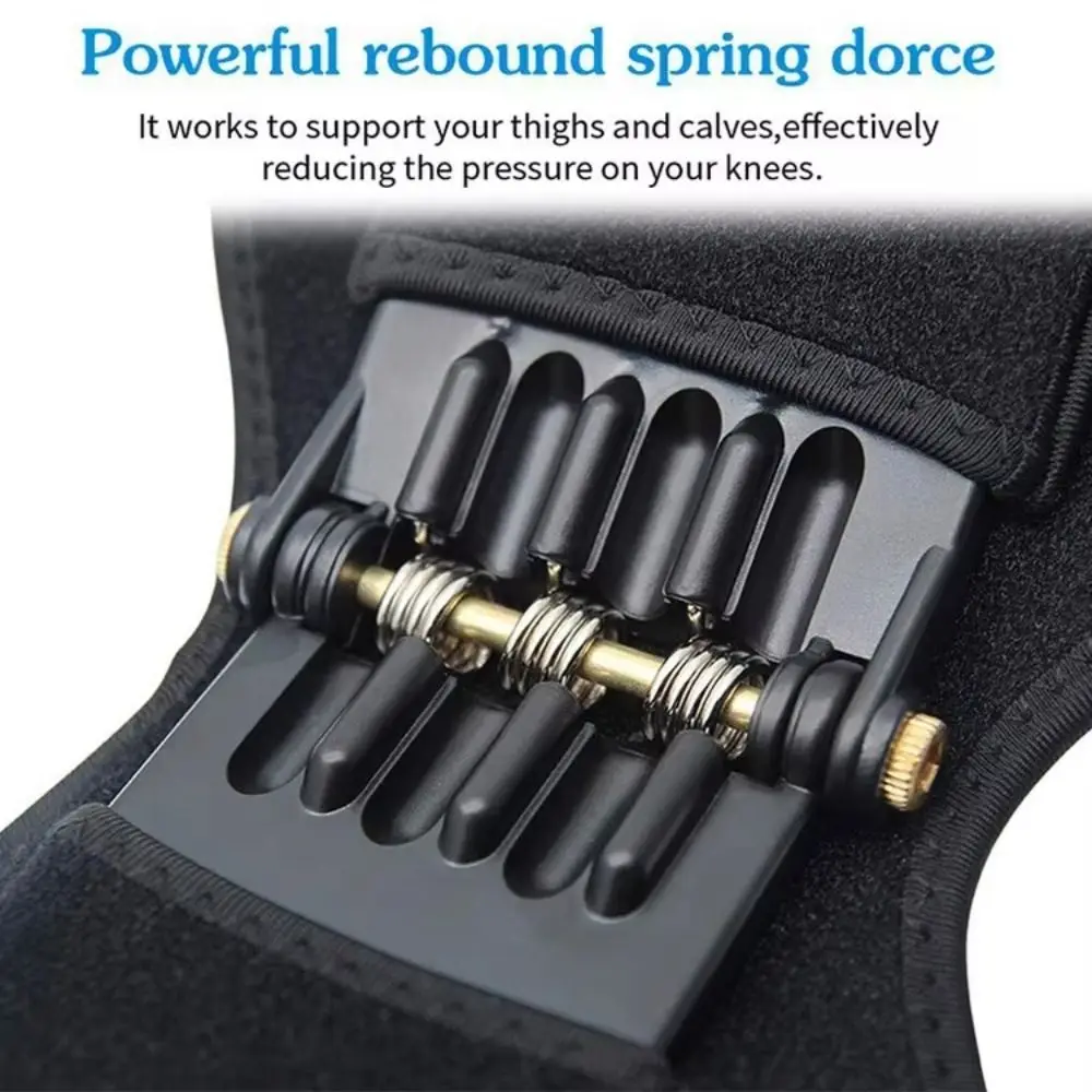 1/2PCS Rebound Spring Knee Protection Boosters ระบายอากาศได้ดีไม่ลื่นสนับเข่าบูสเตอร์แบบคงที่เข่าแขนกีฬา