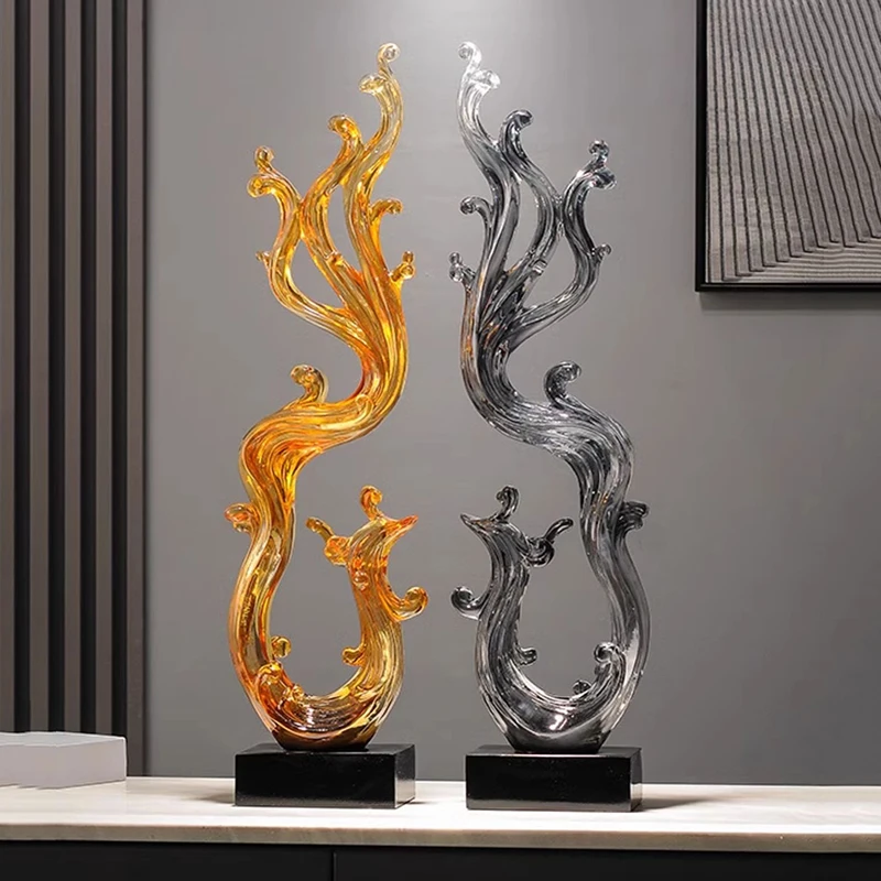 

Abstract Dragon Art Sculpture Ornament,Modern Living Room,TV Cabinet Entrance, Office Desktop Decoration, Customized Home Decor