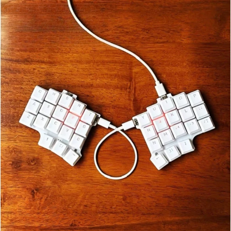 X7b 3x5 Low Profile Small Split Keyboard Kit Customized Soldered RGB Portable Wired Spilt Mechanical Keyboard Ergonomics VIAL