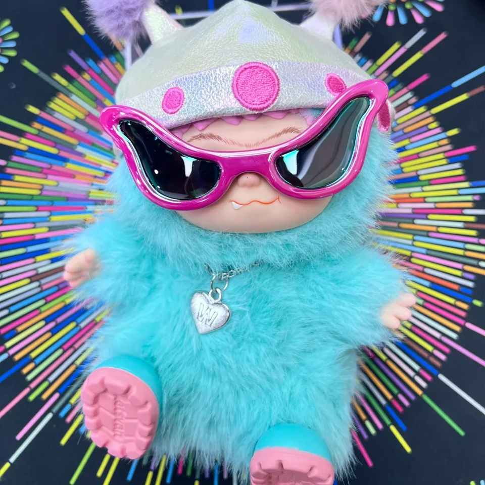 

WAKUKU FUZZY TRENDY FUN PARTY Series слепая коробка игрушка Kawaii виниловая подвеска для лица фигурка Mystery Box подарок ребенку-сюрприз
