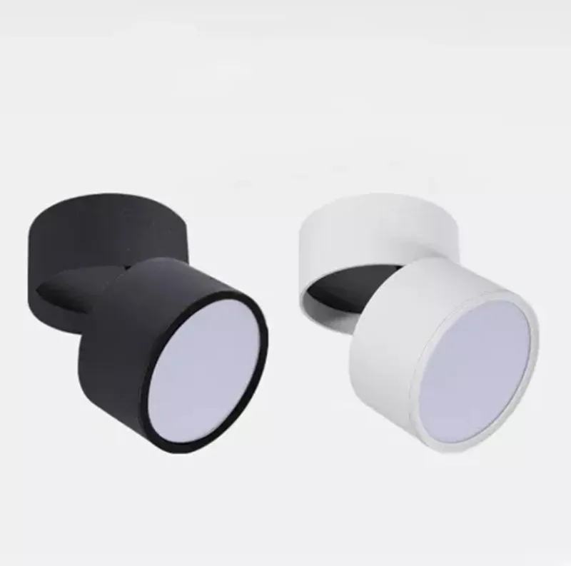 CRI 97 Surface Mounted Folding Rotated LED Downlights 7W 10W 15W 20W 24W SMD5730 Chip Dimmable Ceiling Lamp Spot Light AC90-260V