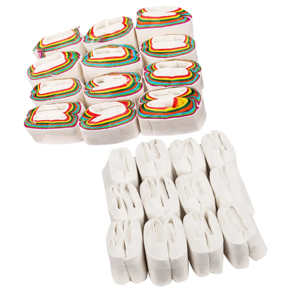 24 قطعة لفائف الفم القيء ورقة الملونة المرحلة الدعامة الحيل الساحر اكسسوارات المحمولة الأداء للتحايل ورقة الدعائم