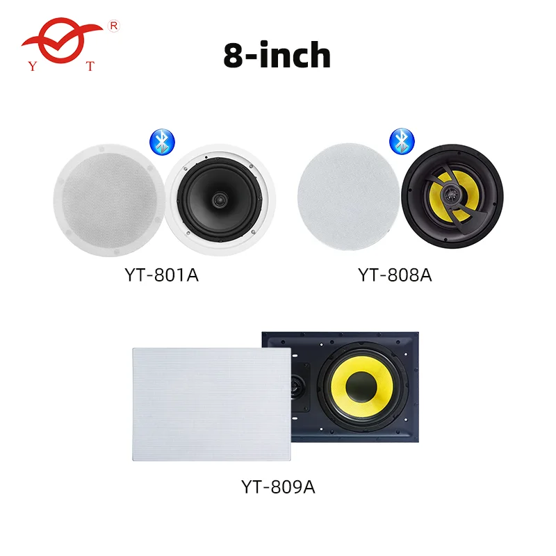 YATAO-altavoz de pared para cine en casa, 8Ohm, 200w