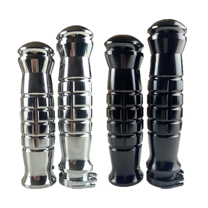 094D Aluminum Handlebars Hand Grips Easy Installation Suitable For Motorcycles Riders & Racers Club Members Garages