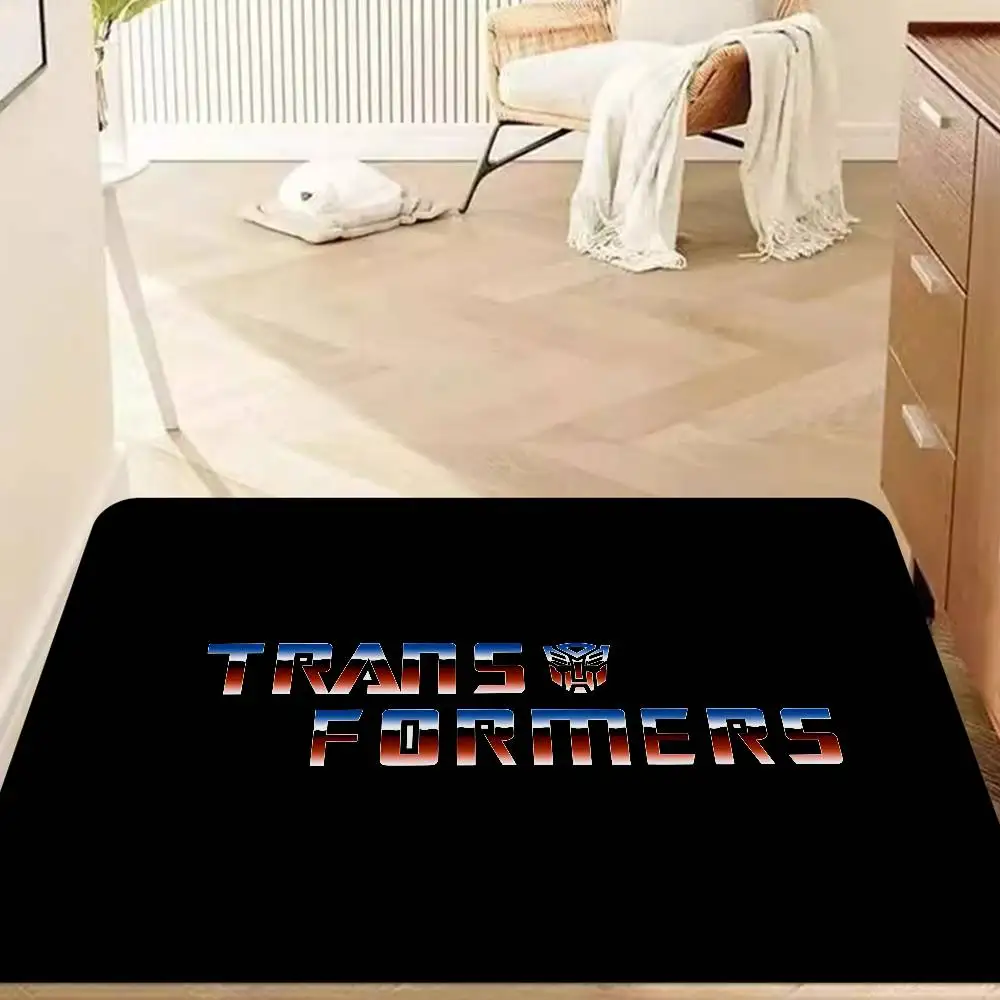 الكرتون T-محولات الأوتوبوت الحمام حصيرة عدم الانزلاق غرفة الغسيل حصيرة الغسيل ديكور شرفة الطفل المعيشة المرحاض البساط #6