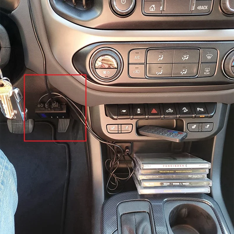 ABSQ-decodificador de reproductor de CD portátil para coche, adaptador de conversión de decodificador de CD auxiliar AUX, para coche que no admite Audio WAV