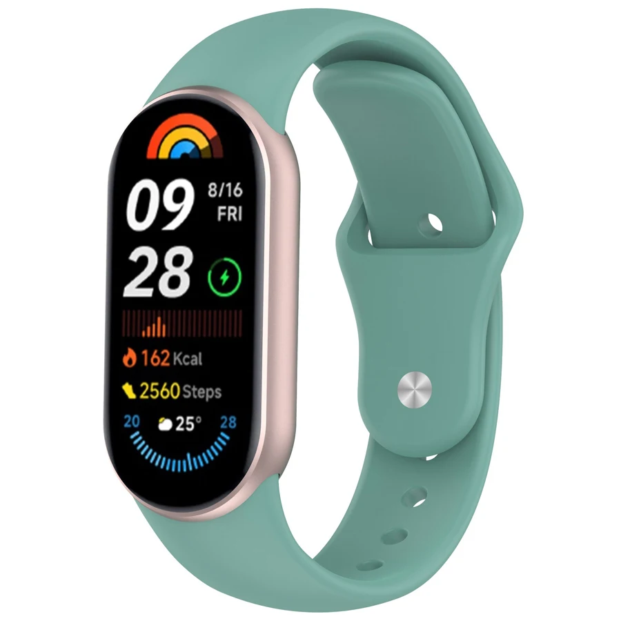 Silikonarmband für Xiaomi Mi Band 11/10/9/8 Sport Ersatzarmband für Xiaomi Mi Band 8 9 10 Smartwatch-Zubehör – Detail 8