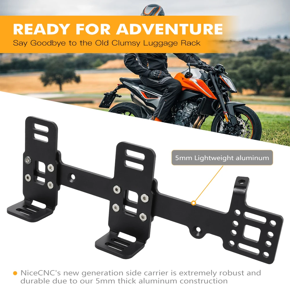 For KTM 790/890 Adventure 2019-2024 NICECNC Motorcycle Luggage Rack Side Carrier Bracket 790 Adventure 890 Adventure 2023 2022