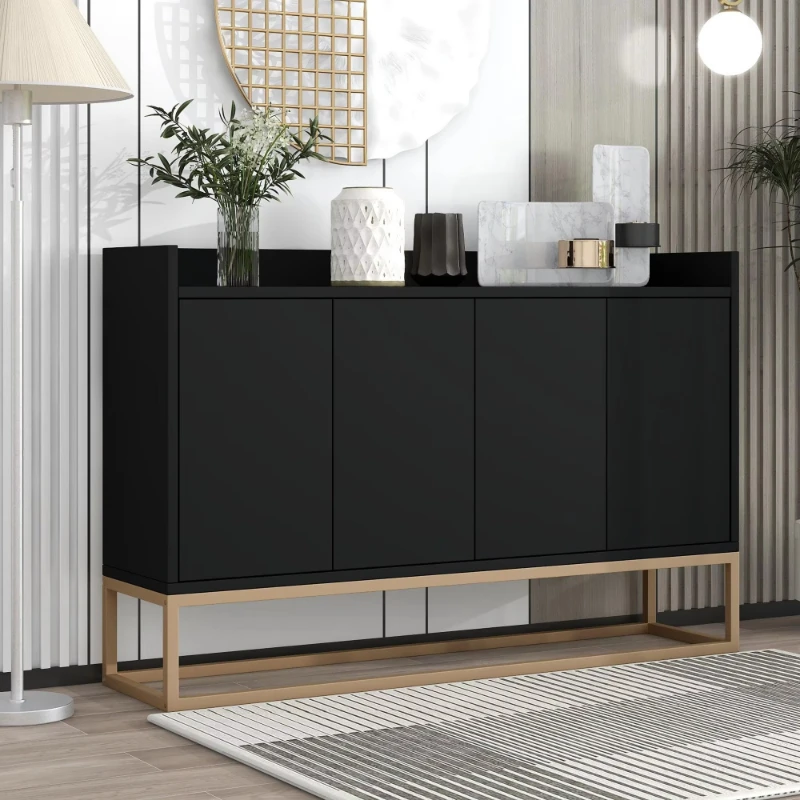 Modern and elegant buffet cabinets with large storage space, suitable for use in restaurants or entrances