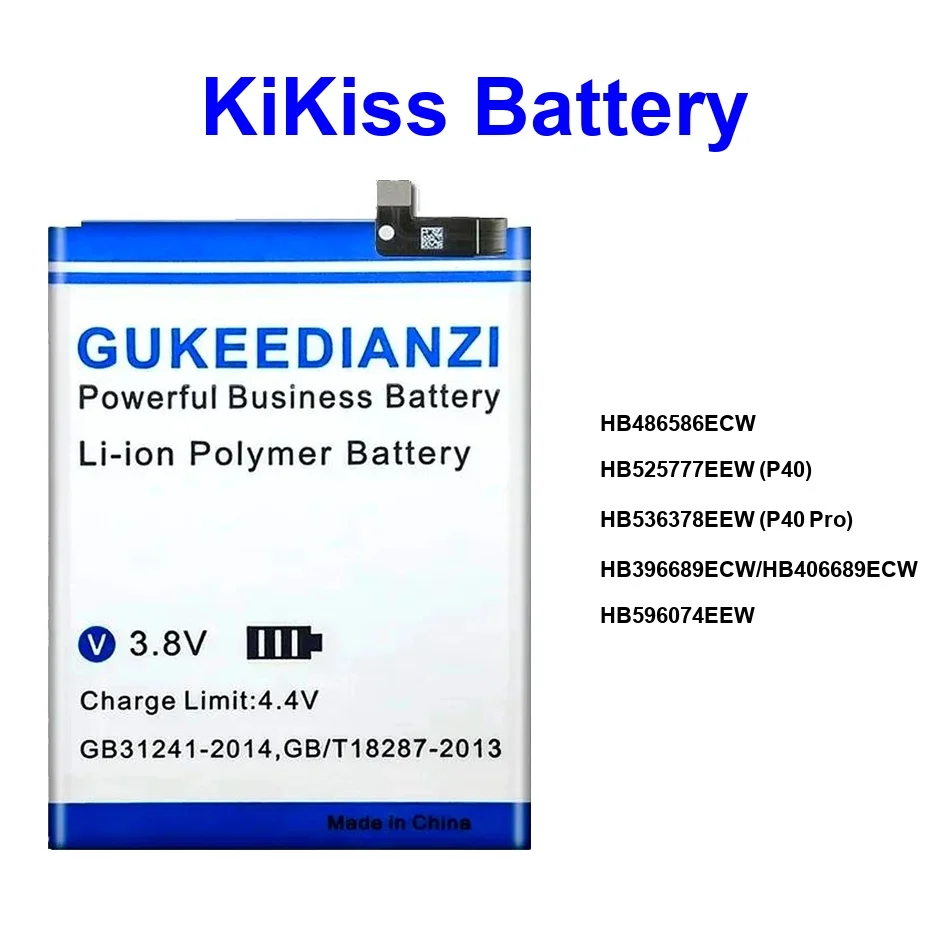 

Аккумулятор HB396689ECW/HB406689ECW HB596074EEW HB536378EEW P40 Pro для Huawei Mate Y7 30 Lite 4G Plus 2017 2018