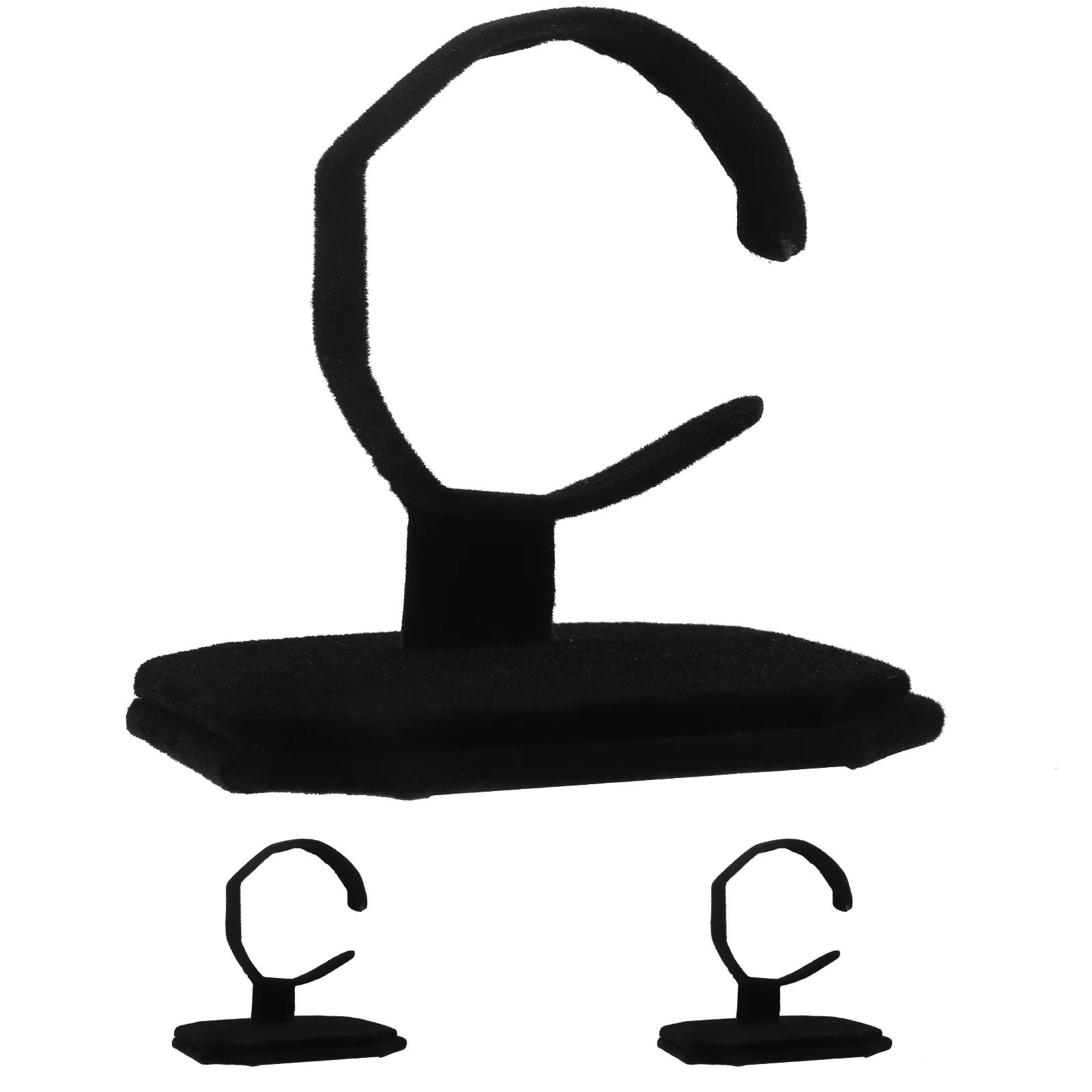 

3 Pcs Watch Stand Organizer Jewelry Holder Show Rack Bracelet Display Storage C-Shaped